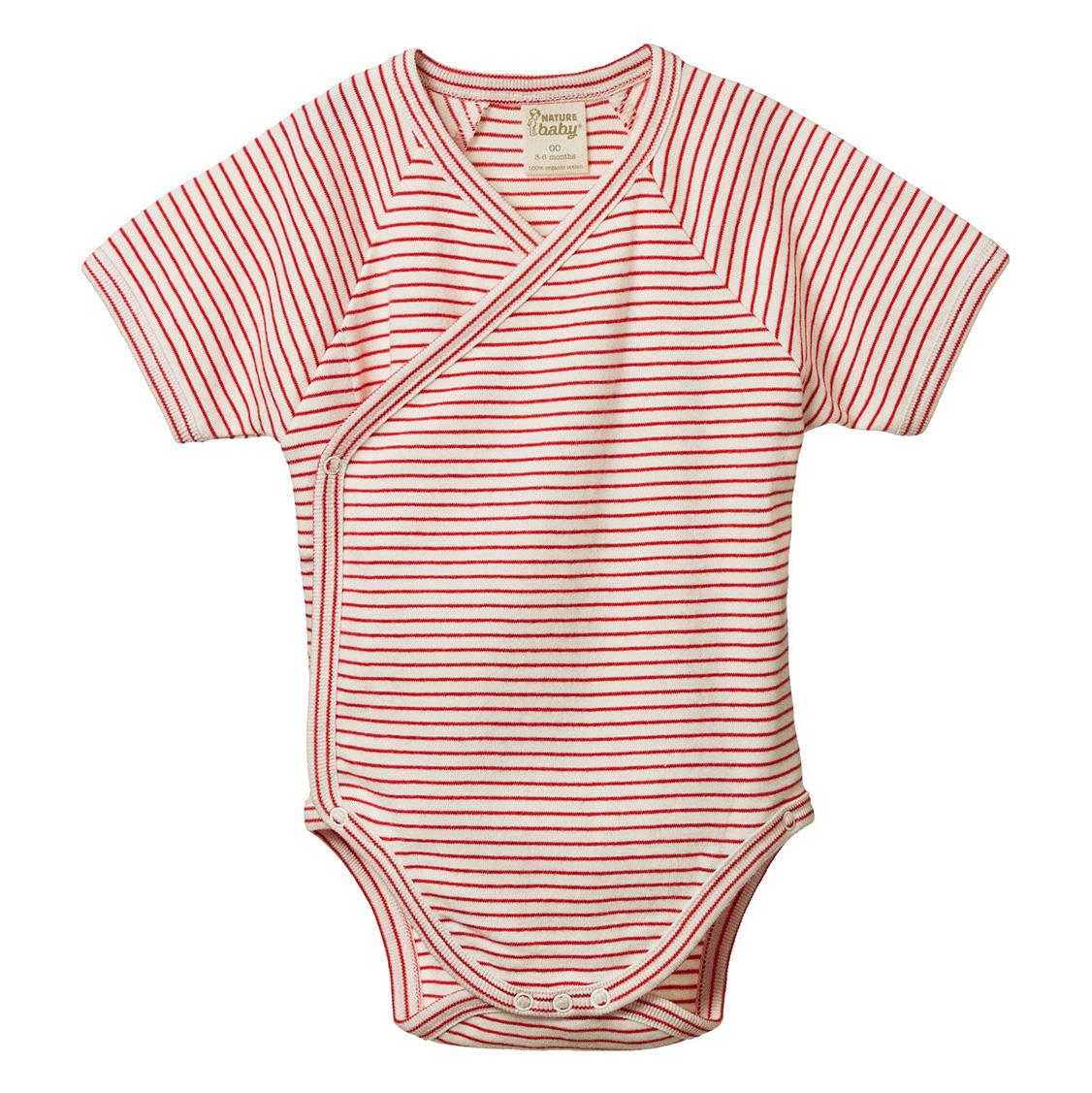 Nature Baby S/S Kimono Bodysuit